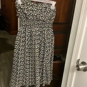 Strapless high low dress